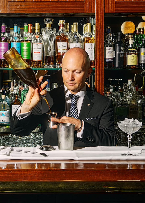 Portrait von Christian Heiss, Chef de Bar in der Kronenhalle